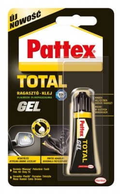 Sekundové lepidlo, gél, 8 g,  HENKEL "Pattex Total Gel"