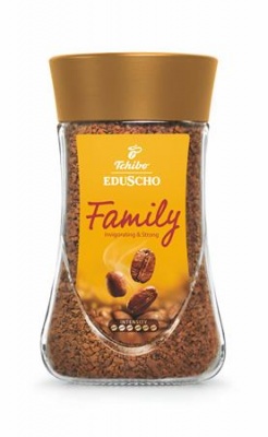 Instantná káva, 200 g, v sklenenej dóze, TCHIBO "Family"