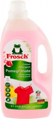 Tekutý prací prostriedok, 1,5 l, FROSCH, granátové jablko