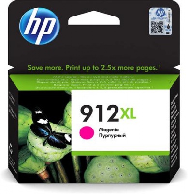 3YL82AE náplň do Officejet 8023 All-in-One tlačiarní, HP 912XL, magenta, 825 strán