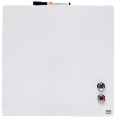 Odkazová tabuľa, magnetická, popisovateľná, biela, 36x36 cm, NOBO/REXEL