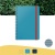Špirálový zošit, B5, linajkový, 80 listov, LEITZ, "Cosy Soft Touch", pokojná modrá