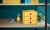 Zásuvkový box, laminovaný kartón, 3 zásuvky, LEITZ "Cosy Click&Store", teplá žltá