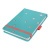 Zápisník, exkluzívny, 110x79 mm, bodkovaný, 79 listov, tvrdá obálka, SIGEL "Jolie" Rainbow Turquoise